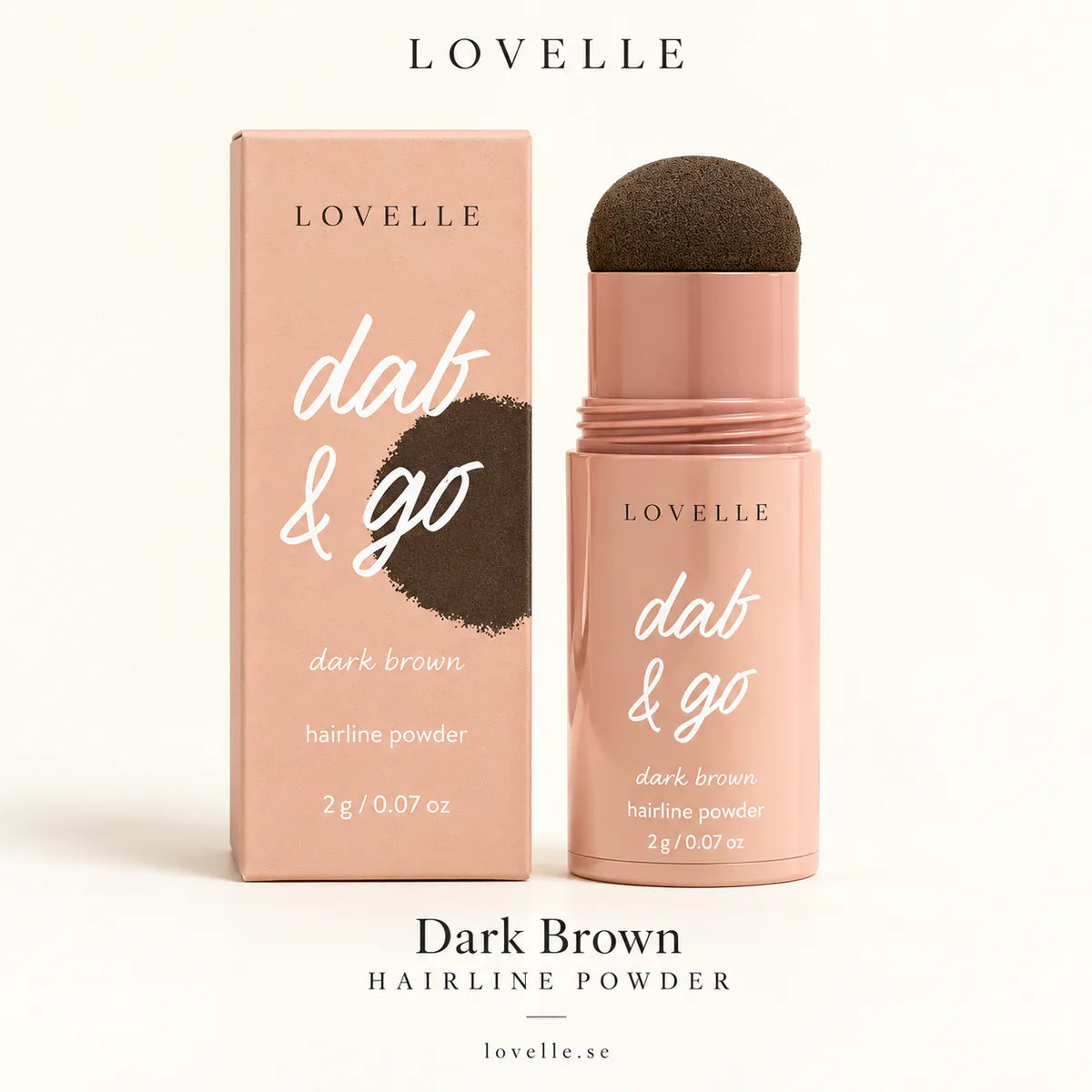 Lovelle Dab & Go im Farbton Dark Brown mit Verpackung