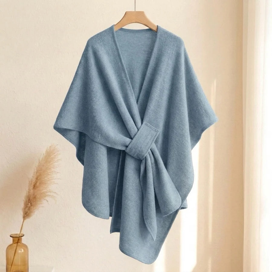Lovelle Poncho – Featherlight Twill Cotton Poncho