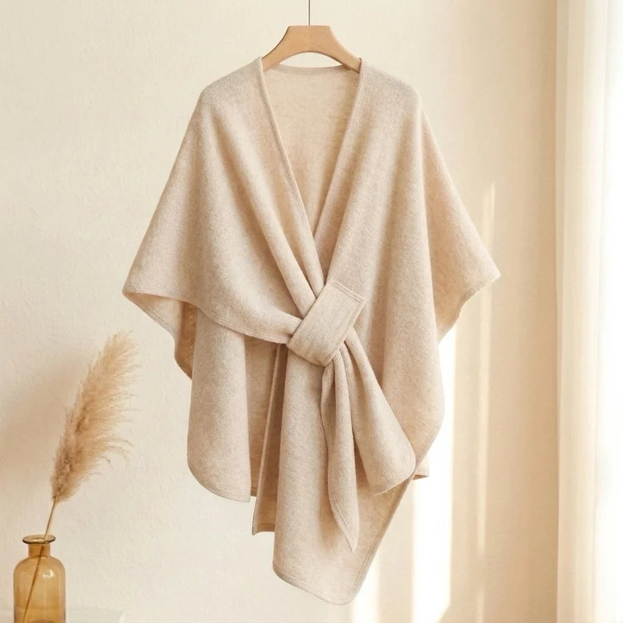 Lovelle Poncho – Featherlight Twill Cotton Poncho