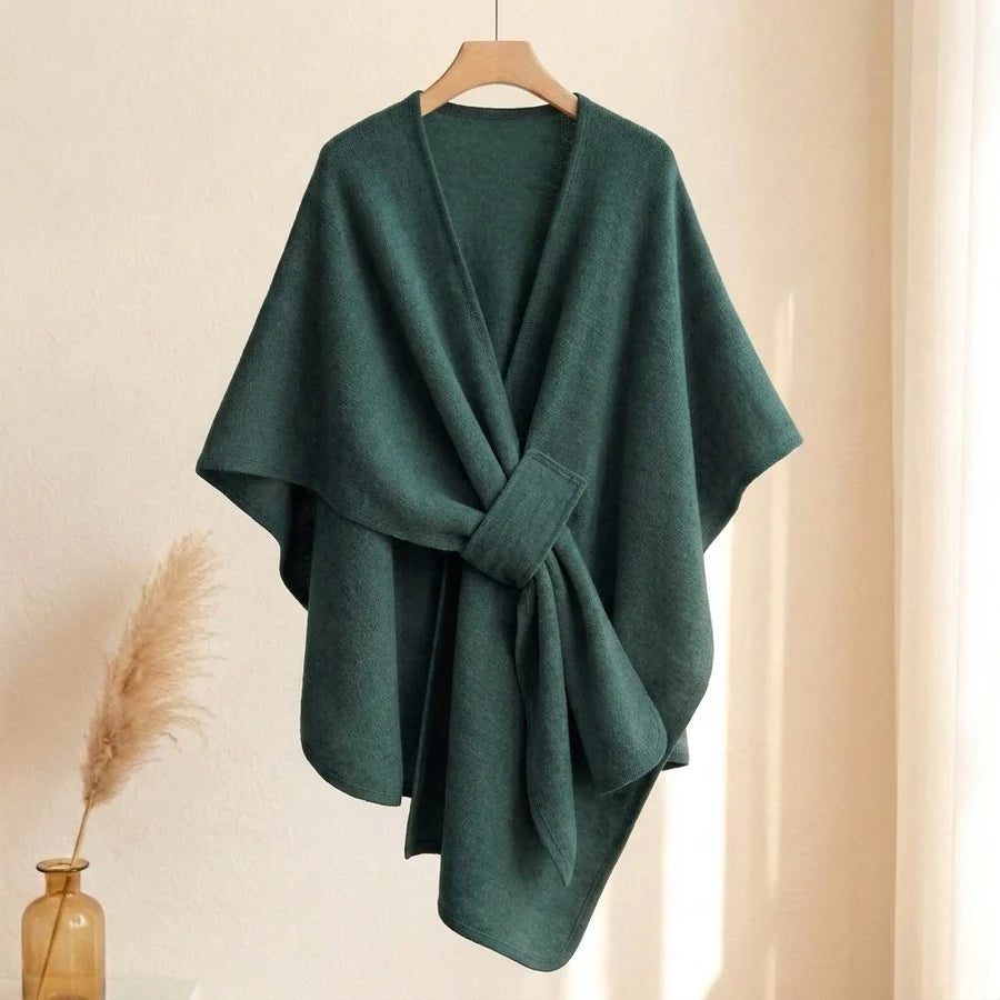 Lovelle Poncho – Featherlight Twill Cotton Poncho